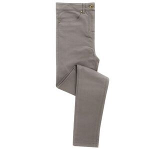 Premier Womens/Ladies Performance Chino Jeans / Steel